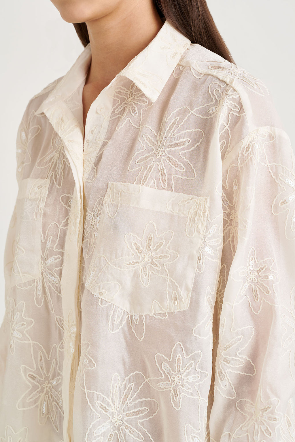 STARRY SHEER SHIRT