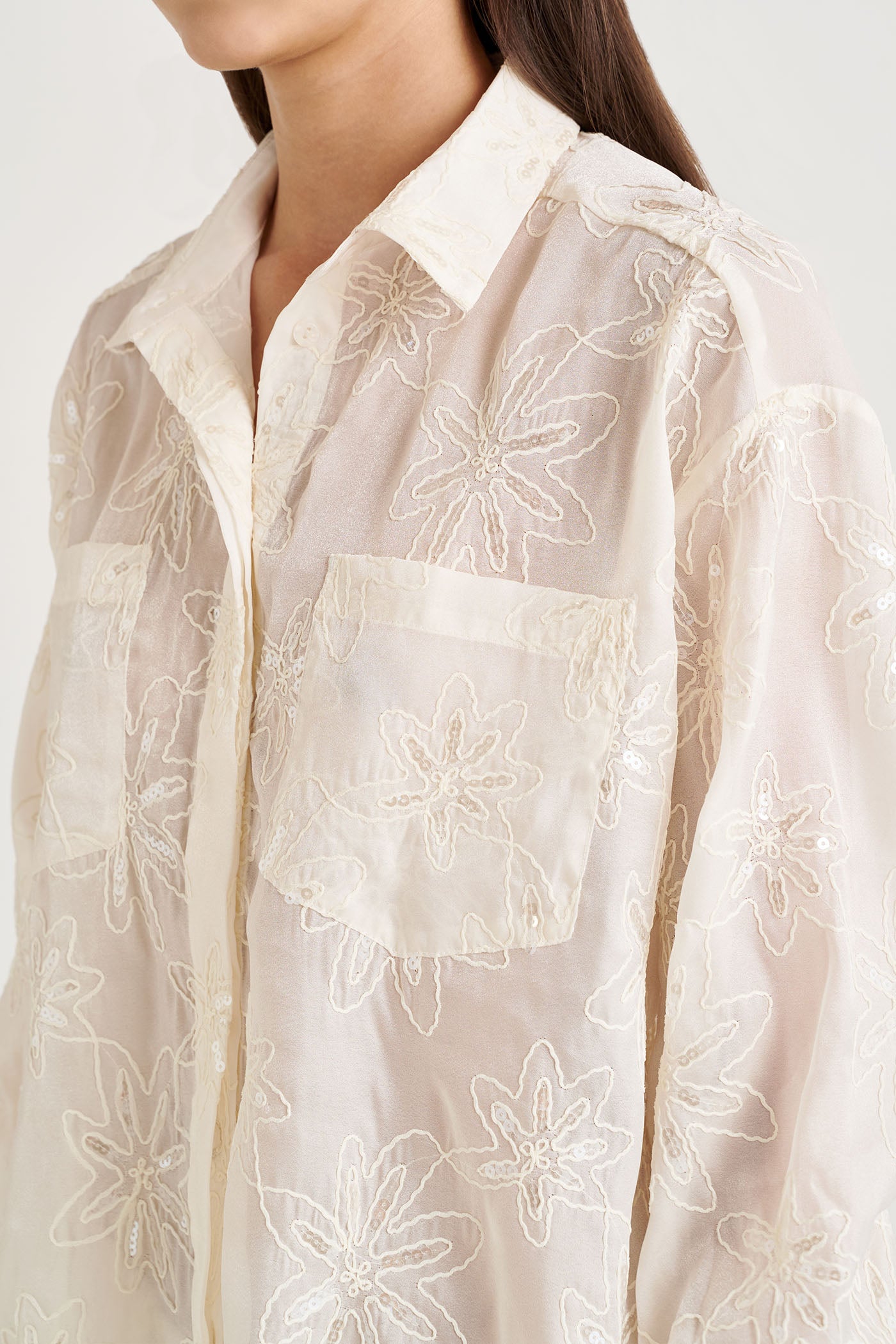 STARRY SHEER SHIRT