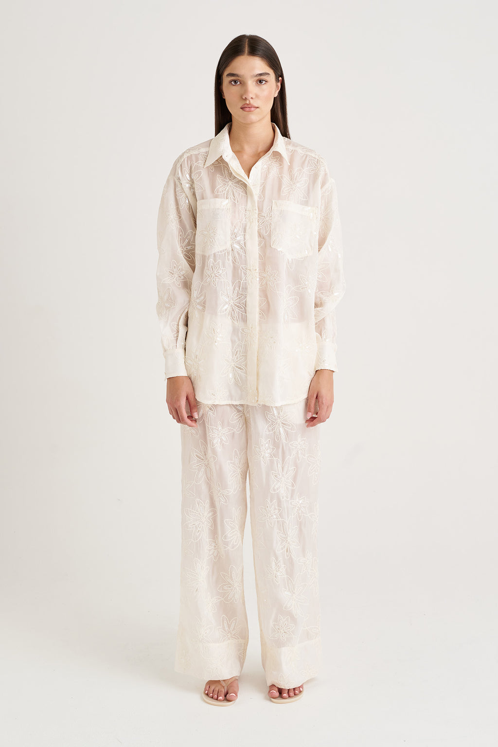 STARRY SHEER SHIRT