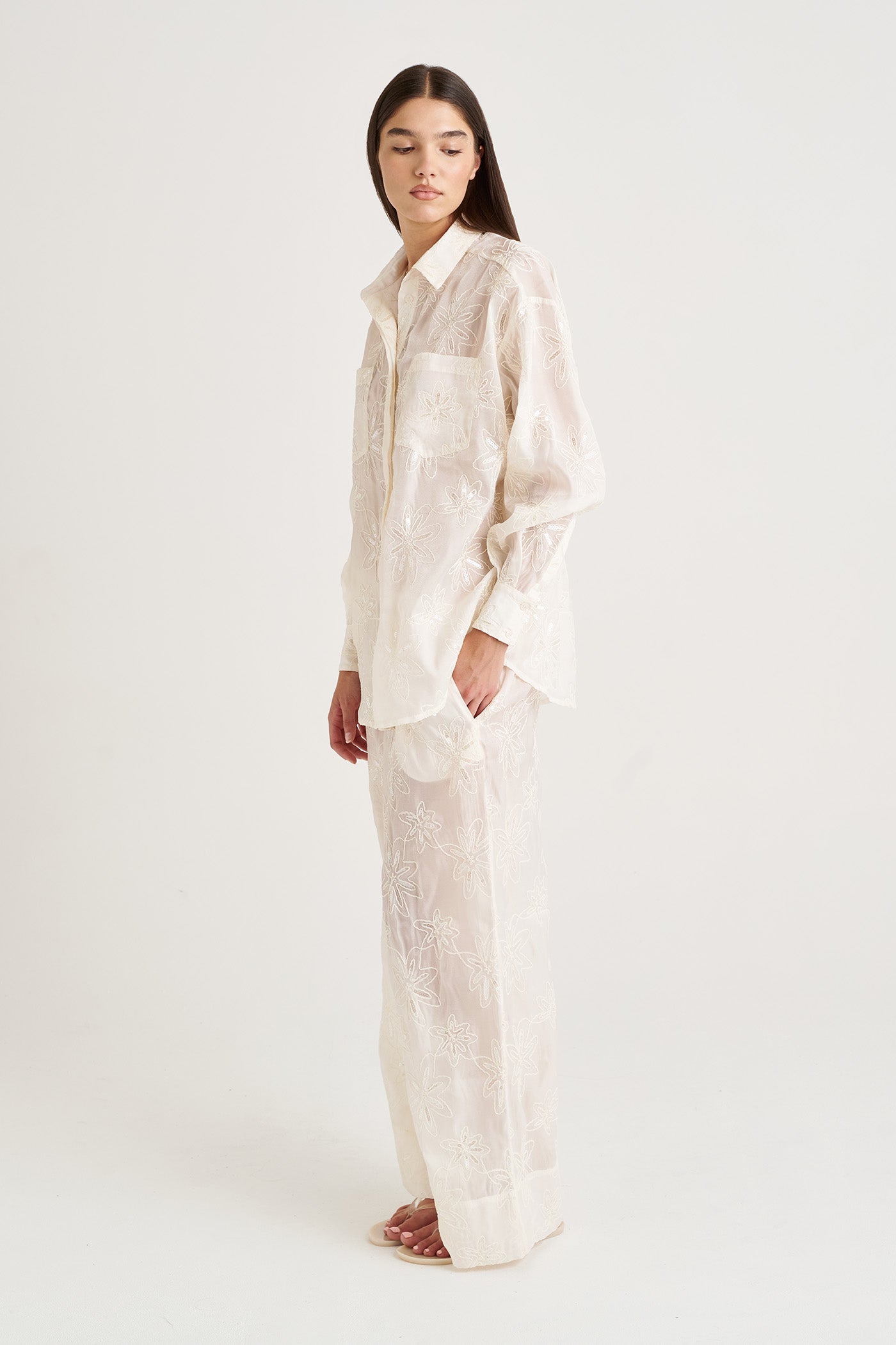 STARRY SHEER WEEKEND PANT