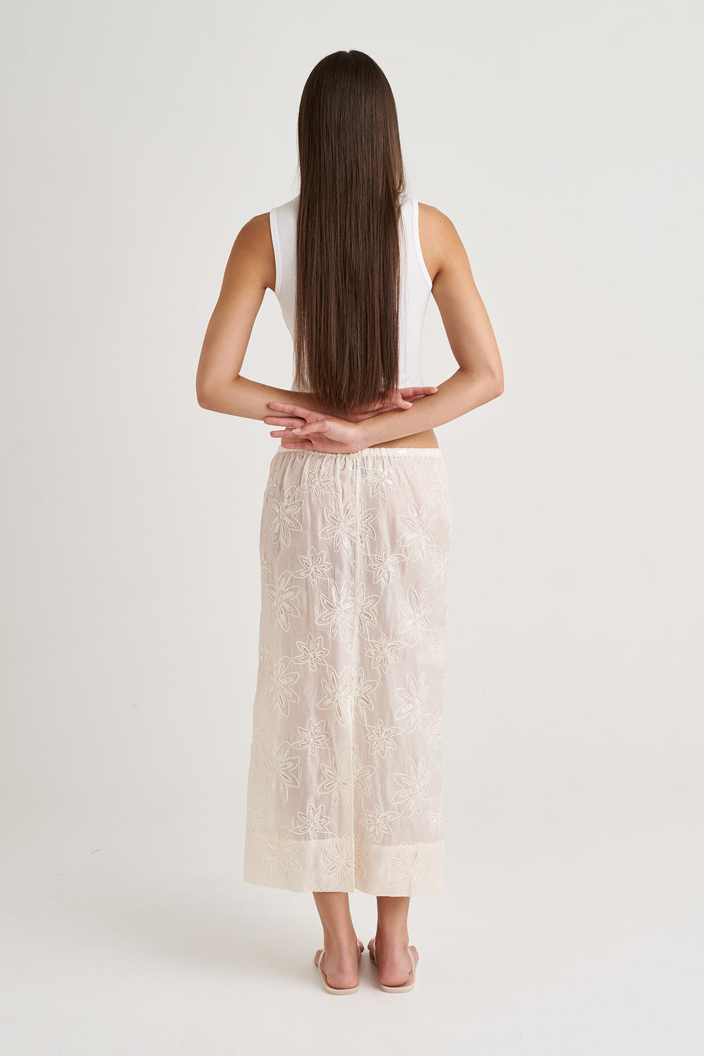 STARRY SHEER SKIRT