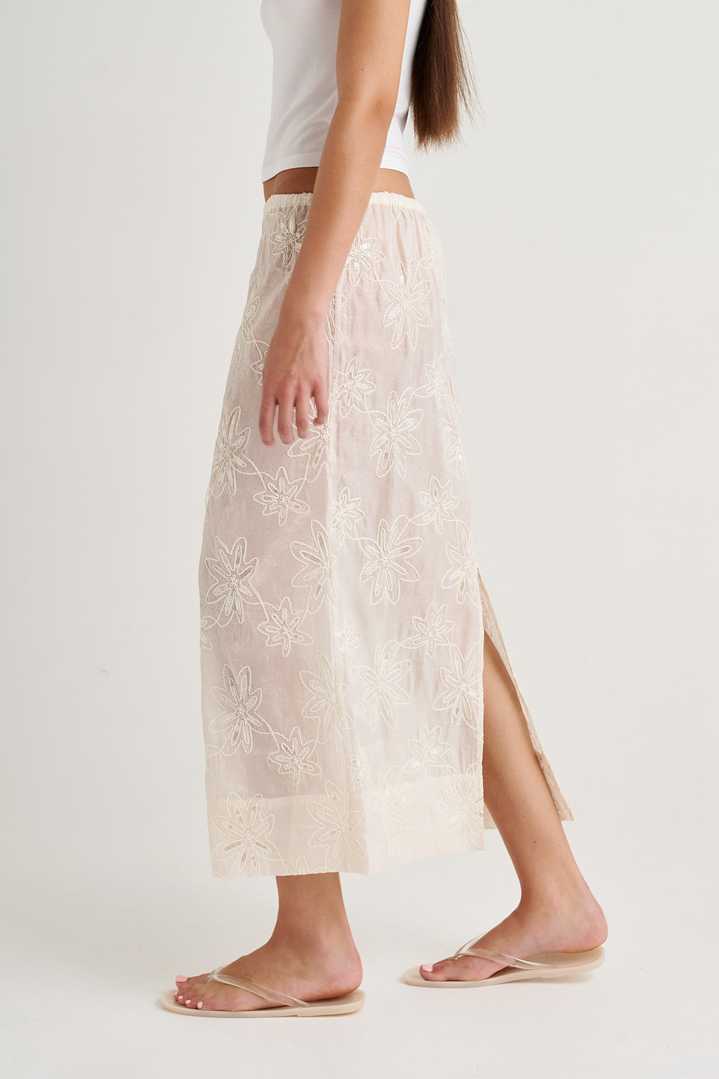 STARRY SHEER SKIRT