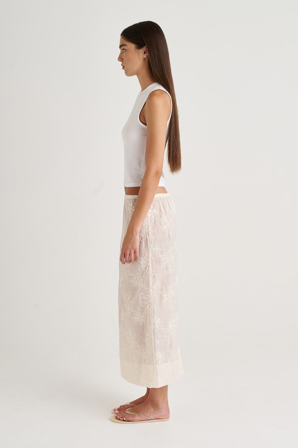 STARRY SHEER SKIRT