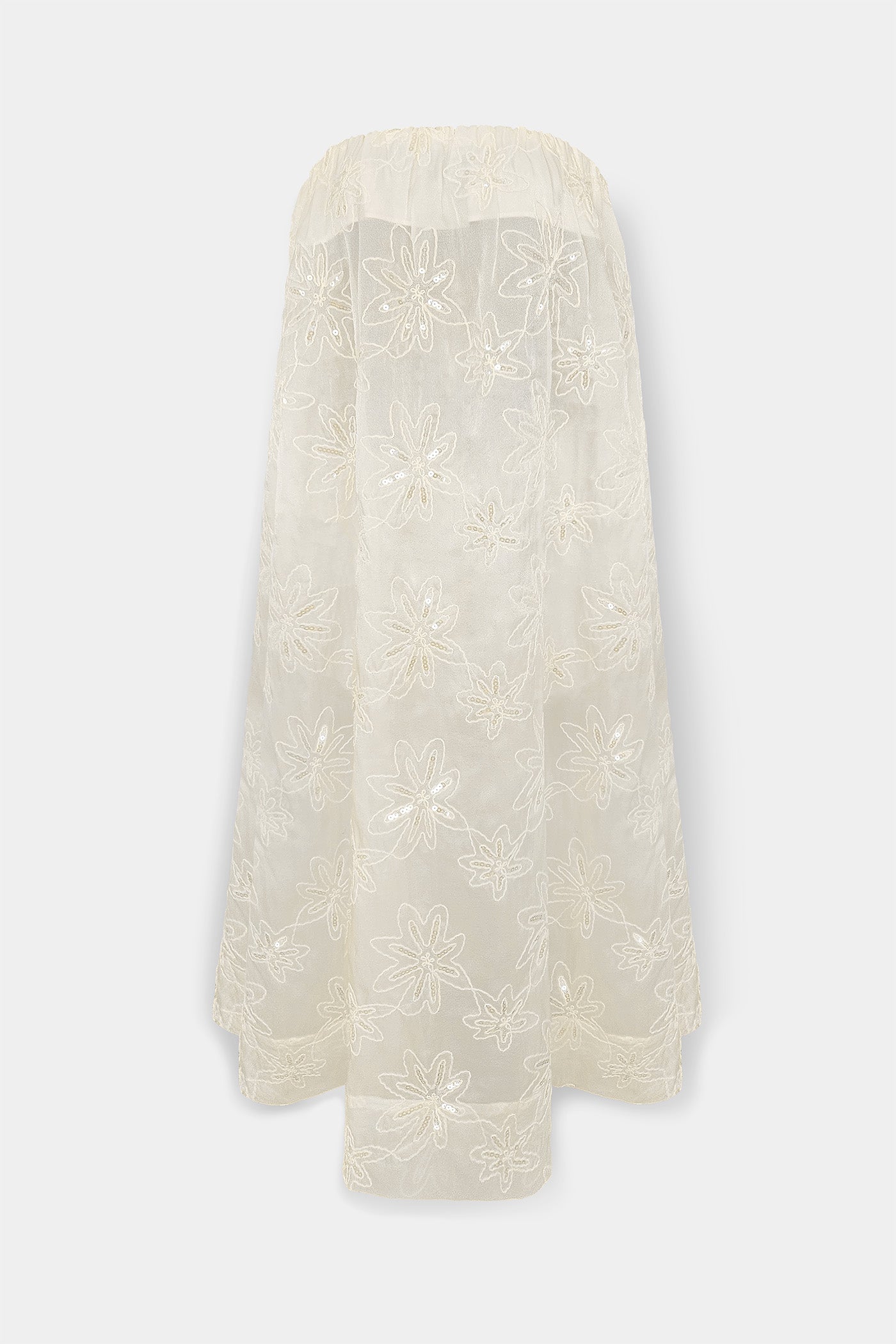 STARRY SHEER MIDAXI DRESS