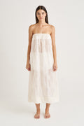 STARRY SHEER MIDAXI DRESS